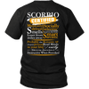 Limited Edition ***Scorpio Certified Back Print*** Shirts & Hoodies