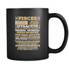 Pisces Long Quote Mug